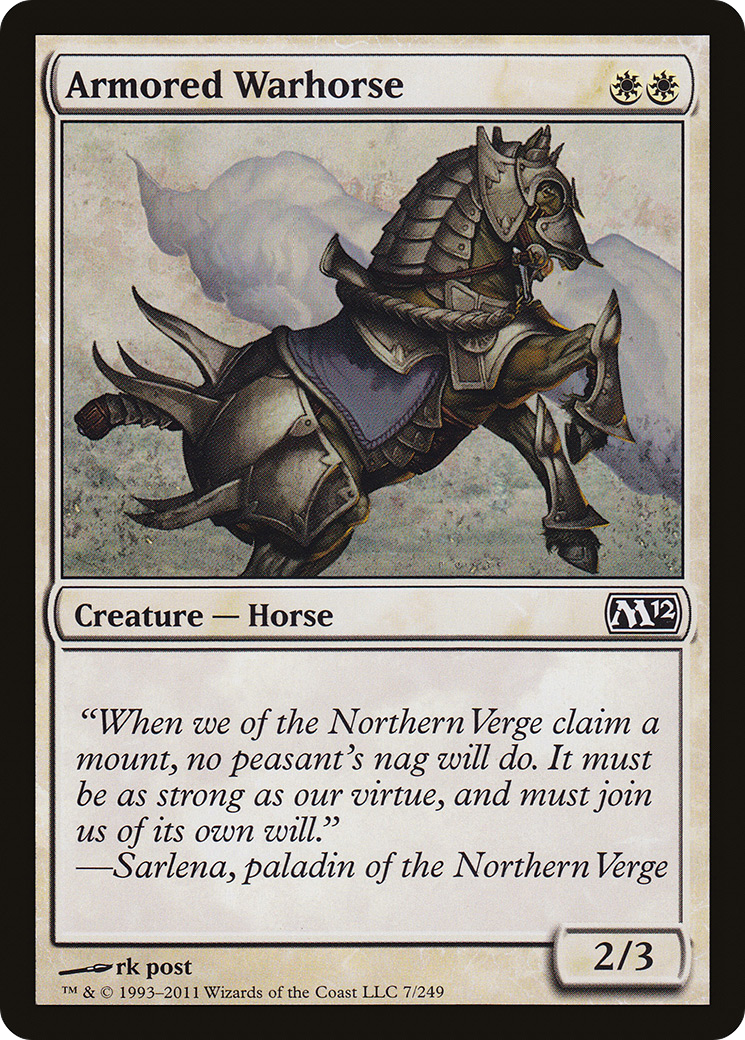 Armored Warhorse (M12-007) - Magic 2012