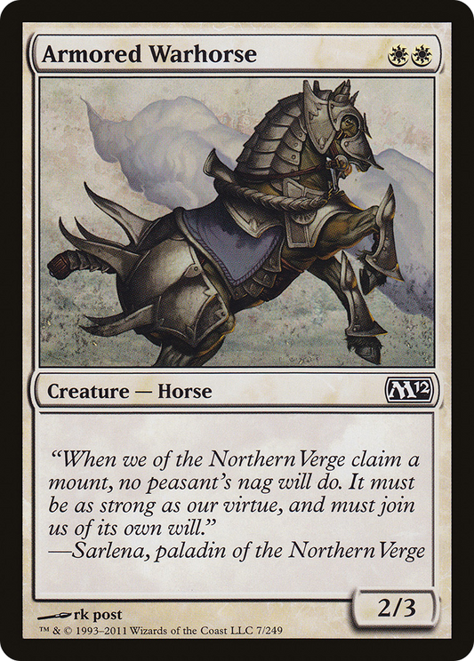 Armored Warhorse (M12-007) - Magic 2012 Foil