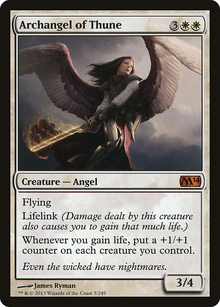 Archangel of Thune (M14-005) - Magic 2014 Foil