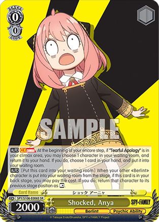 Shocked, Anya (SR) (SPY/S106-E006S SR) - SPY x FAMILY