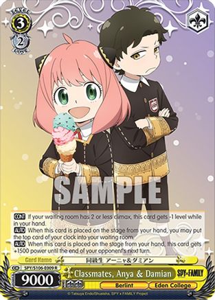 Classmates, Anya & Damian (SPY/S106-E009 R) - SPY x FAMILY