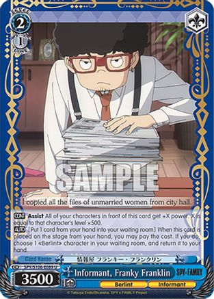 Informant, Franky Franklin (SPY/S106-E089 U) - SPY x FAMILY