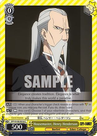 Housemaster, Henry Henderson (SPY/S106-E016 C) - SPY x FAMILY