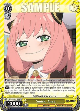 Smirk, Anya (Foil) (SPY/S106-E101S PR) - SPY x FAMILY
