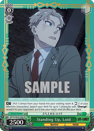 Standing Up, Loid (Foil) (SPY/S106-E104S PR) - SPY x FAMILY