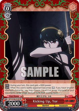 Kicking Up, Yor (SPY/S106-E105 PR) - SPY x FAMILY