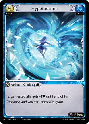 Hypothermia (077) - Alchemical Revolution Starter Decks