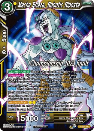 Mecha Frieza, Robotic Riposte (2023 Championship Finals Celebration Pack) (P-331) - Tournament Promotion Cards Foil