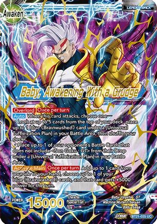 Baby // Baby, Awakening With a Grudge (Giant Card) (BT21-035) - Oversized Cards Foil
