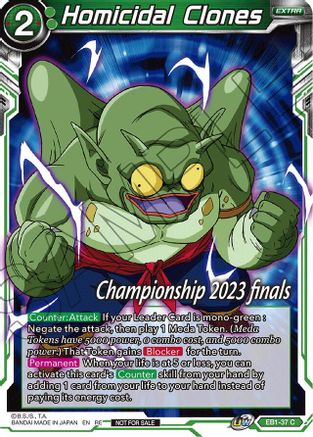 Homicidal Clones (2023 Championship Finals Celebration Pack) (EB1-37) - Tournament Promotion Cards Foil