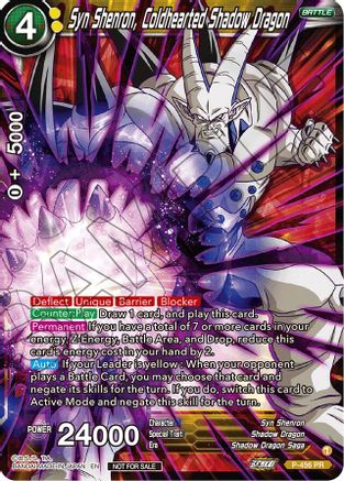 Syn Shenron, Coldhearted Shadow Dragon (Championship 2023 Reward Pack) (P-456) - Tournament Promotion Cards Foil