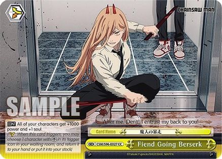 Fiend Going Berserk (CSM/S96-E027 CC) - Chainsaw Man