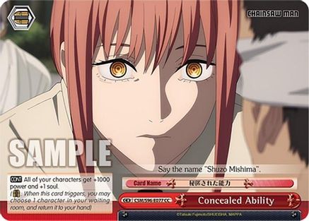 Concealed Ability (CSM/S96-E077 CC) - Chainsaw Man