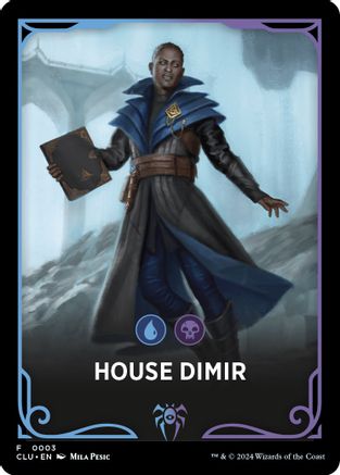 House Dimir Theme Card (CLU-003) - Ravnica: Clue Edition