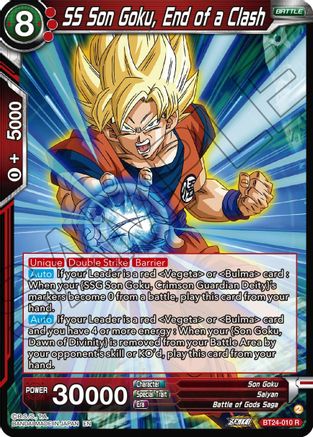 SS Son Goku, End of a Clash (BT24-010) - Beyond Generations Foil