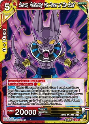 Beerus, Releasing the Power of the Gods (BT24-129) - Beyond Generations Foil