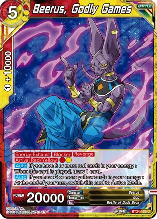 Beerus, Godly Games (BT24-126) - Beyond Generations