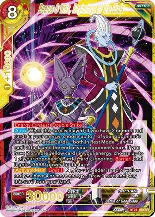 Beerus & Whis, Beginnings of the Gods (BT24-130) - Beyond Generations Foil