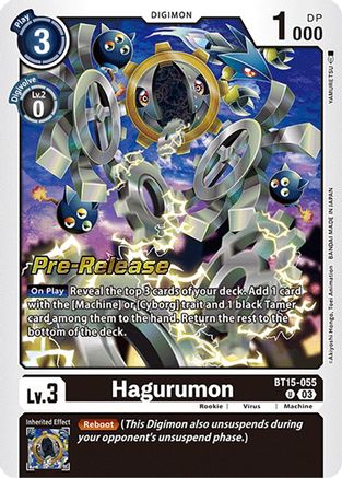 Hagurumon (BT15-055) - Exceed Apocalypse Pre-Release Cards Foil