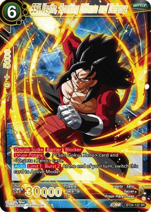 SS4 Vegito, Sparking Offense and Defense (BT24-122) - Beyond Generations Foil