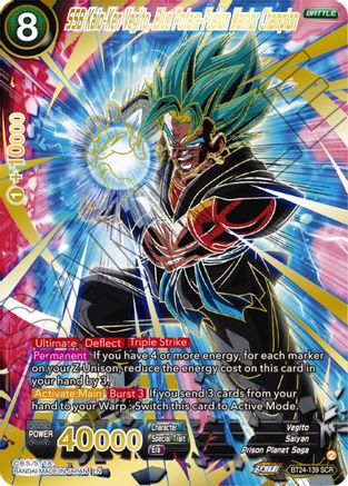 SSB Kaio-Ken Vegito, Blue Potara-Fusion Warrior Champion (BT24-139) - Beyond Generations Foil