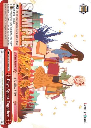 Days Spent Together (c) (RRR) (LRC/W105-E063Rc RRR) - Lycoris Recoil