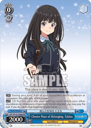 Chosen Place of Belonging, Takina (LRC/W105-E066 RR) - Lycoris Recoil