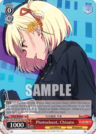 Photoshoot, Chisato (Foil) (LRC/W105-E103S PR) - Lycoris Recoil