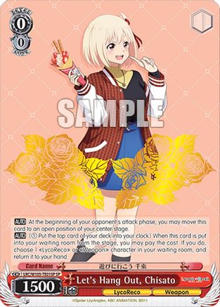 Let's Hang Out, Chisato (SP) (LRC/W105-TE01SP SP) - Lycoris Recoil