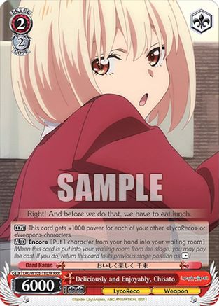 Deliciously and Enjoyably, Chisato (RRR) (LRC/W105-TE07R RRR) - Lycoris Recoil