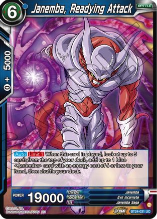 Janemba, Readying Attack (BT24-031) - Beyond Generations