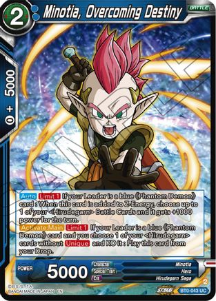 Minotia, Overcoming Destiny (BT24-043) - Beyond Generations
