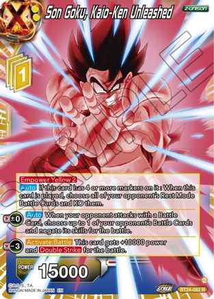Son Goku, Kaio-Ken Unleashed (BT24-082) - Beyond Generations Foil