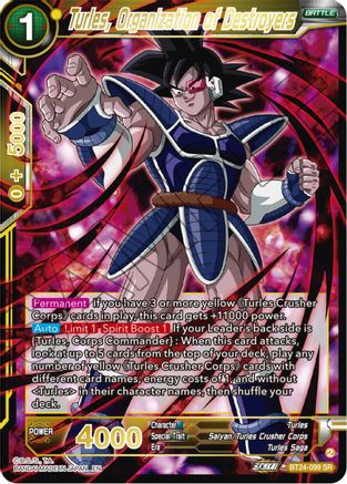 Turles, Organization of Destroyers (BT24-099) - Beyond Generations Foil