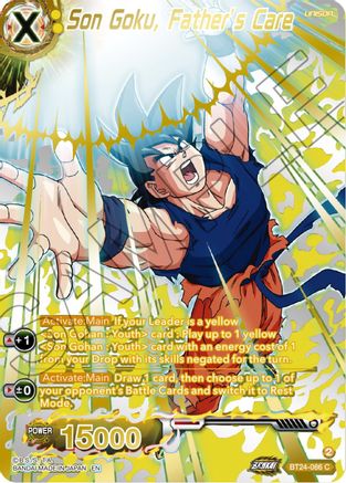Son Goku, Father's Care (Collector Booster Gold) (BT24-086) - Beyond Generations Foil