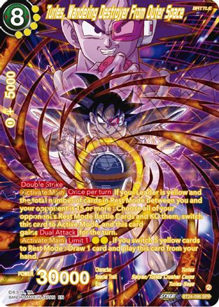 Turles, Wandering Destroyer From Outer Space (SPR) (BT24-096) - Beyond Generations Foil