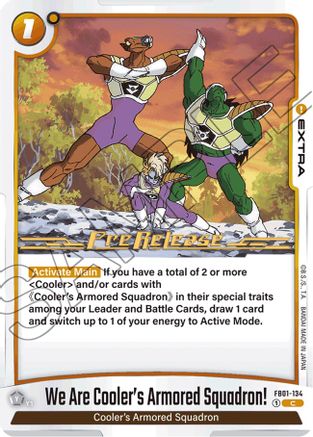 We Are Cooler's Armored Squadron! (FB01-134) - Awakened Pulse PreRelease Cards