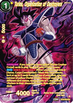 Turles, Organization of Destroyers (SPR) (BT24-099) - Beyond Generations Foil