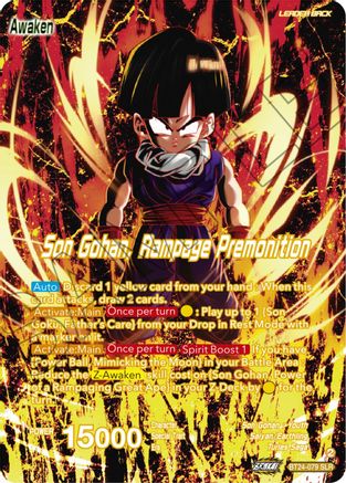 Son Gohan // Son Gohan, Rampage Premonition (SLR) (BT24-079) - Beyond Generations Foil