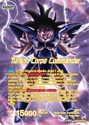 Turles // Turles, Corps Commander (SLR) (BT24-080) - Beyond Generations Foil