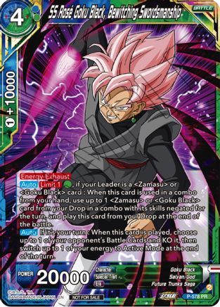 SS Rose Goku Black, Bewitching Swordsmanship (Zenkai Series Tournament Pack Vol.7) (P-578) - Tournament Promotion Cards