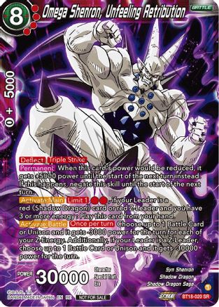 Omega Shenron, Unfeeling Retribution (Deluxe Pack 2024 Vol.1) (BT18-020) - Promotion Cards