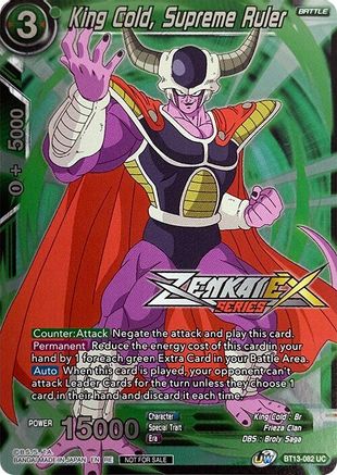 King Cold, Supreme Ruler (Event Pack 14) (BT13-082) - Promotion Cards Foil
