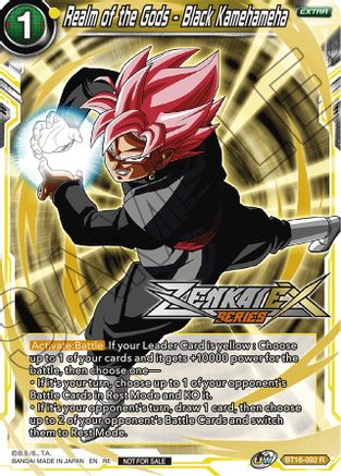 Realm of the Gods - Black Kamehameha (Event Pack 14) (BT16-092) - Promotion Cards Foil