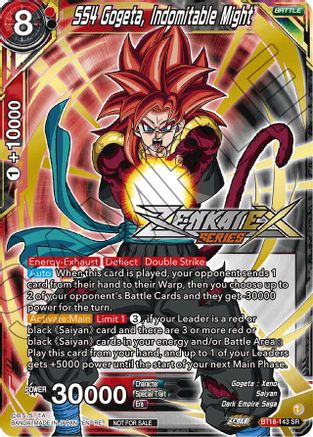 SS4 Gogeta, Indomitable Might (Event Pack 14) (BT18-143) - Promotion Cards Foil