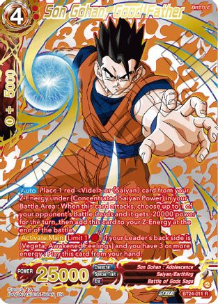 Son Gohan, Good Father (Collector Booster Gold) (BT24-011) - Beyond Generations Foil