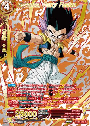 Gotenks, Party Fusion (Collector Booster Gold) (BT24-016) - Beyond Generations Foil