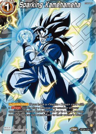 Sparking Kamehameha (Collector Booster Silver) (BT24-124) - Beyond Generations Foil