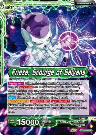 Frieza // Frieza, Scourge of Saiyans (Collector Booster Foil) (BT24-056) - Beyond Generations Foil