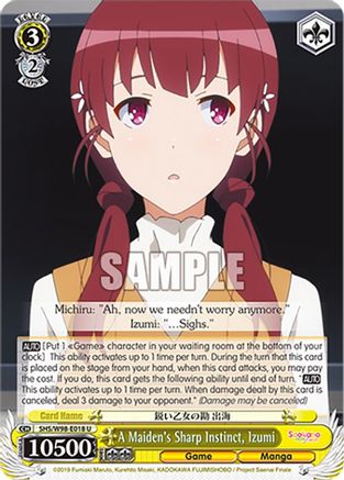 A Maiden's Sharp Instinct, Izumi (SHS/W98-E018 U) - Saekano the Movie: Finale